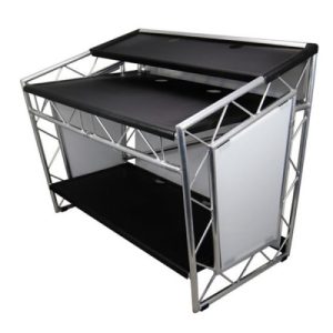 White DJ Booth